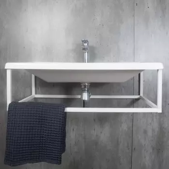 Тумба с раковиной Loft800, 790260500 мм, цвет белый