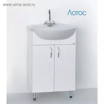 Тумба с раковиной Лотос 55