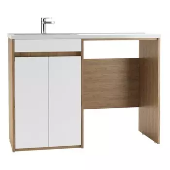 Тумба Домино с раковиной Magenta 120, левая/правая, без ящика