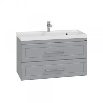 Тумба СаНта «Венера 100» дуб серый, подвесная с раковиной «Classic 100»