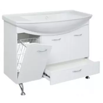 Тумба "Севилья 105" с корз. с раковиной "Стиль 105" 49 х 105,5 х 80 см