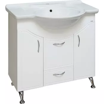 Тумба "Севилья 85" с раковиной "Стиль 85" 49 х 87 х 80 см