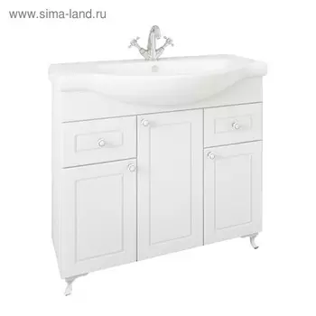 Тумба «Софи 75», с раковиной «Элеганс 75»