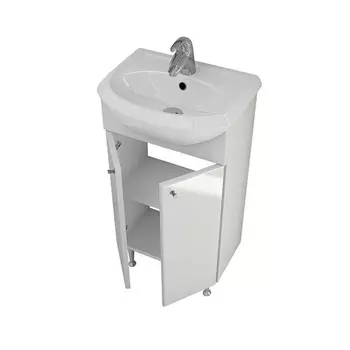 Тумба Spectrum 50 для раковины Уют 50, 82 х 50 х 44,5 см, белая