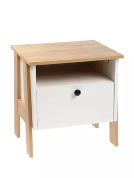 Тумба «Теодора Метабокс», 480421500 мм, цвет белый/крафт золотой