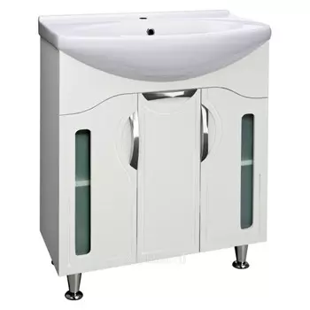 Тумба "Толедо 75" с раковиной "Лагуна 75" 49 х 76 х 80 см