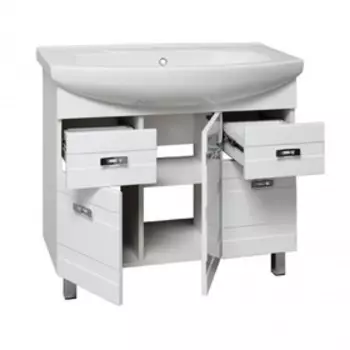 Тумба "Турин 85" с раковиной "Стиль 85" 49 х 87 х 80 см