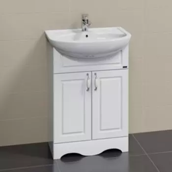 Тумба «Верона-60» напольная с раковиной «Уют 60»