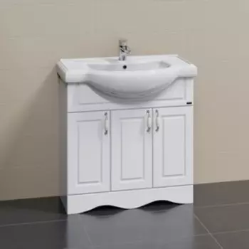 Тумба "Верона-80" напольная с раковиной "Классик 80"