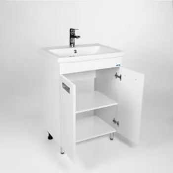 Тумба VIANT «Вена 60» 2 створки, 430х560х820 мм, с раковиной COMO 60