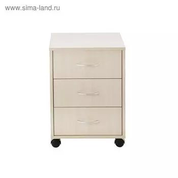 Тумба выкатная, 420х400х585, Венге светлый