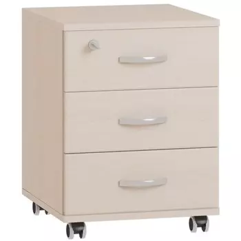 Тумба выкатная, 3 ящика, 454482562 мм, цвет дуб девон