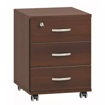 Тумба выкатная, 3 ящика, 454482562 мм, цвет орех мария луиза