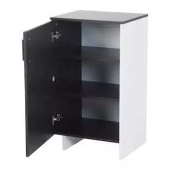 Тумба высокая Эра 505х500х870 венге/белый