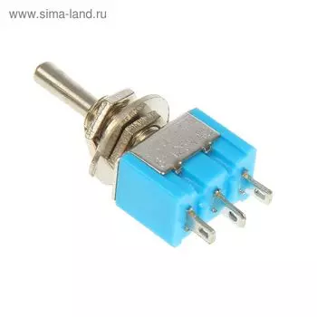 Тумблер REXANT MTS-103, 250 В, 3А (3c), ON-OFF-ON, Micro, однополюсный