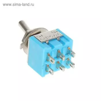 Тумблер REXANT MTS-202, 250 В, 3А (6c), ON-ON, Micro, двухполюсный