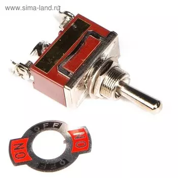 Тумблер Skipper AN3C113AA, медь/алюминий/пластик, -15АА, 12V