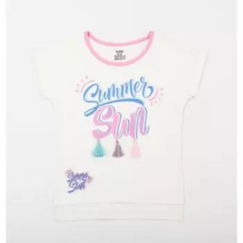 Туника для девочки, цвет молочный, рост 92 см