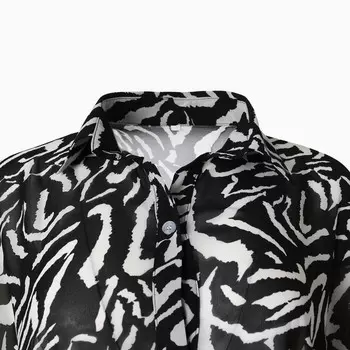 Туника пляжная женская, цвет чёрный, размер 48