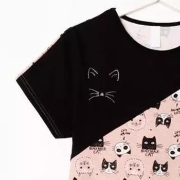 Туника женская, цвет пудра, размер 58