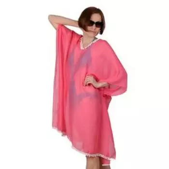 Туника женская, размер 44-54, цвет розовый