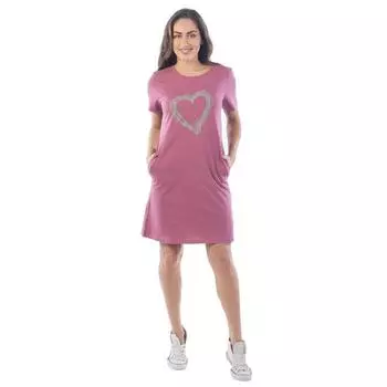 Туника женская, размер 44, цвет малиновый