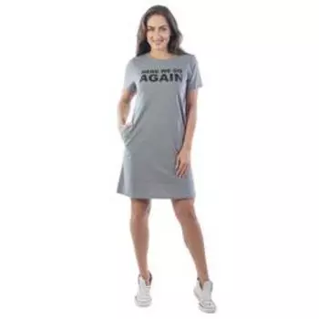 Туника женская, размер 44, цвет светло-серый