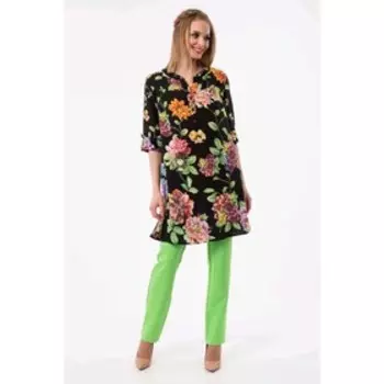 Туника женская, размер 46, цвет чёрный