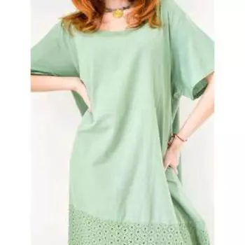 Туника женская, размер 52, цвет мятно-зелёный