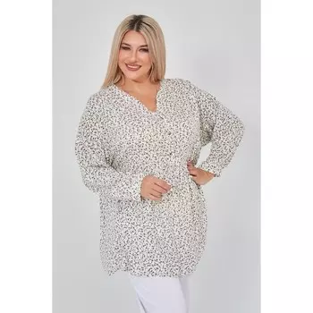 Туника женская, размер 68, цвет молочный