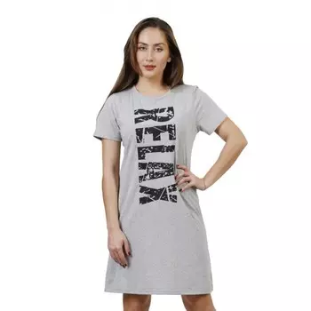 Туника женская RELAX, размер 54, цвет серый-меланж