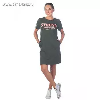 Туника женская Strong, размер 54, цвет хаки