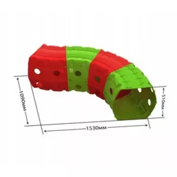 Туннель 4 секции, 109 × 153 × 51 см