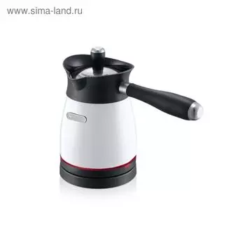 Турка электрическая Centek CT-1080 W, 480 Вт, 0.5 л, металлический корпус, белая