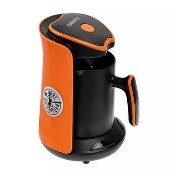 Турка электрическая Energy EN-251T, 600 Вт, 0.3 л, чёрно-оранжевая