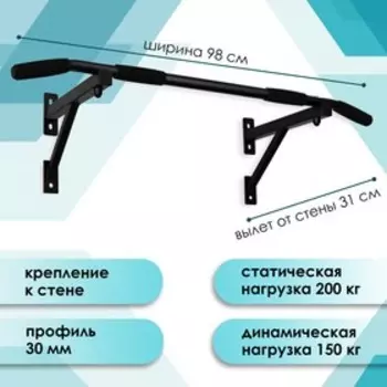 Турник настенный Aktiv черный