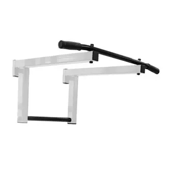 Турник навесной для ДСК и шведской стенки, цвет белый/чёрный