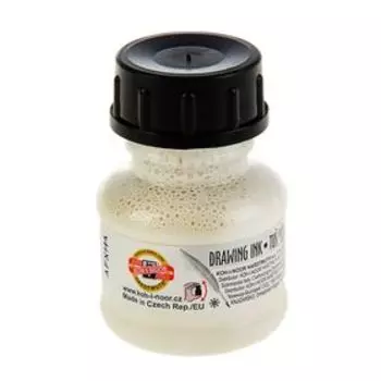 Тушь для письма и рисования 20 мл, Koh-I-Noor 1417, белая