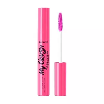 Тушь для ресниц Relouis My Crush, цветная объёмная, тон Punky Peony ярко-розовый, 10 г