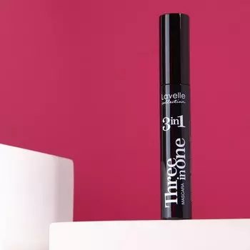 Тушь объем+удлинение+разделение Mascara 3 in 1 LavelleCollection, 12мл