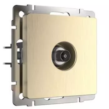 ТВ-розетка оконечная WL10-TV, цвет шампань