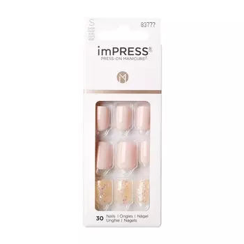 Твердый лак Kiss imPRESS Manicure Color KIM016C «Первое свидание», длина короткая