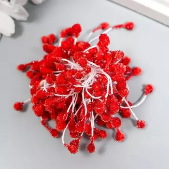 Тычинки "К" 2-х сторонние с головкой "шар" d 5 мм, 85-100 нит, красный