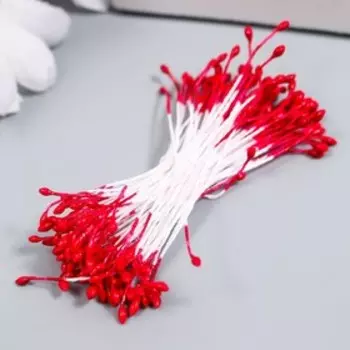 Тычинки "К" 2-х сторонние с головкой "свечка" d 1,5 мм, 75-100 нит, красный