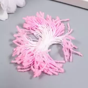 Тычинки "К" 2-х сторонние с продолговатой головкой d 2 мм, 75-90 нит, розовый