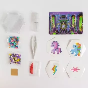 Аквамозаика с декорациями, My little pony, 4 фигурки, уценка