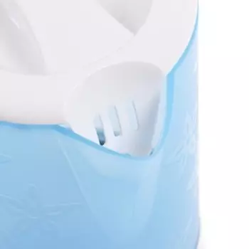 УЦЕНКА Чайник электрический Centek CT-0054 Blue, пластик 0.6 л, 600 Вт, бело-синий