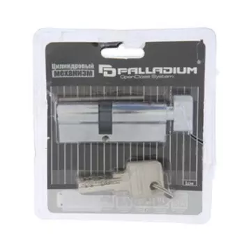 УЦЕНКА Цилиндровый механизм PALLADIUM AL 80 C T01 CP, 35x45 мм, цвет хром