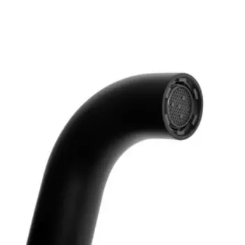 УЦЕНКА Cмеситель для кухни Accoona A4490F-3, однорычажный, высокий излив, латунь, черный