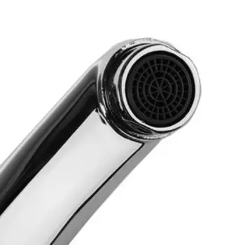 УЦЕНКА Cмеситель для кухни Accoona A85203, однорычажный, средний излив, силумин, хром